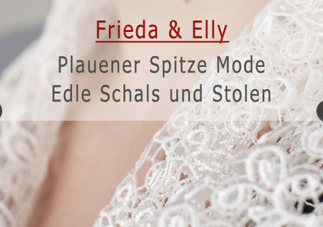 Plauener Spitze Mode - schals, stolen, schmuck, DOB, Bolero, Shirt, ohrstecker, Armbänder